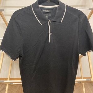 Banana Republic Black Polo with White Trim